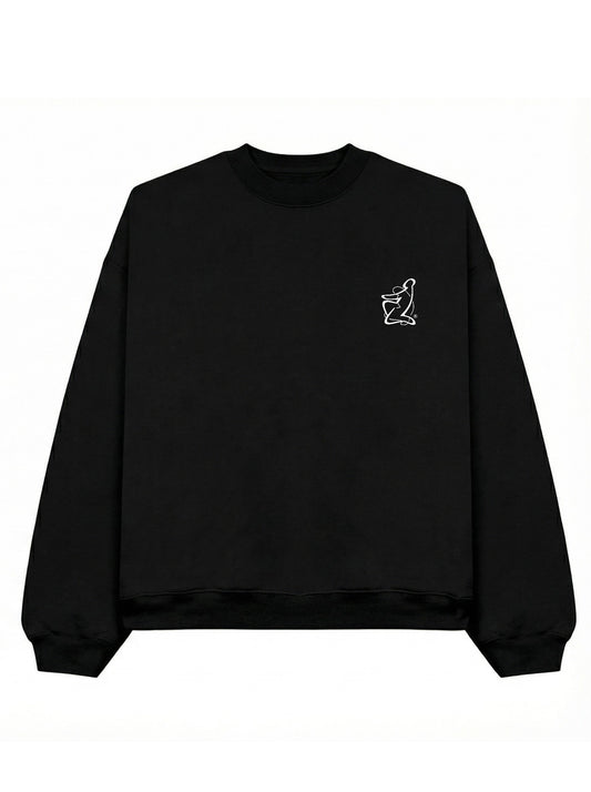 Regular Bluza bez kaptura Basic APS logo